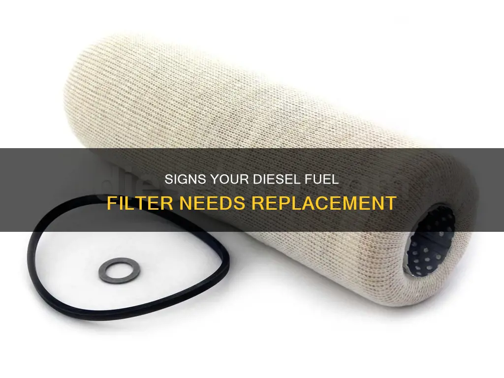 how to know when a diesel fuel filter is bad