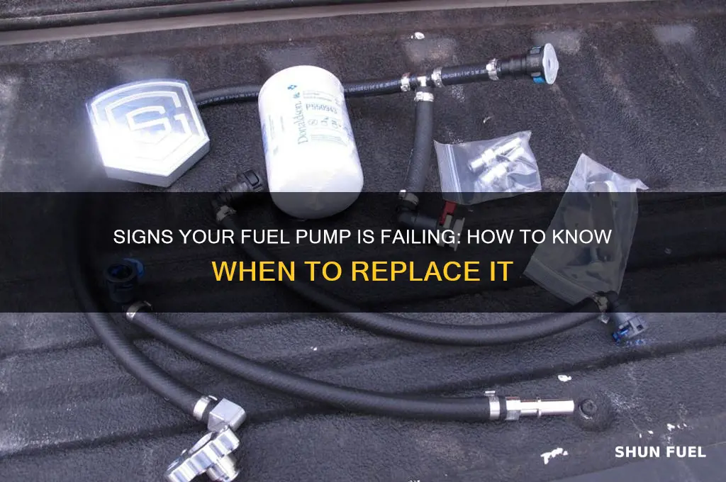 how to know when fuel pump