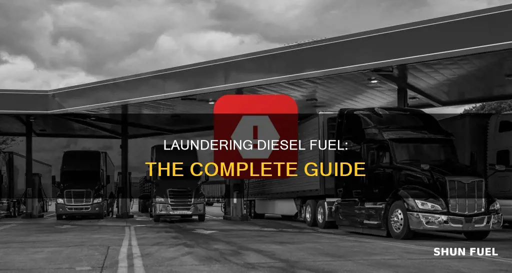 how to launder diesel fuel