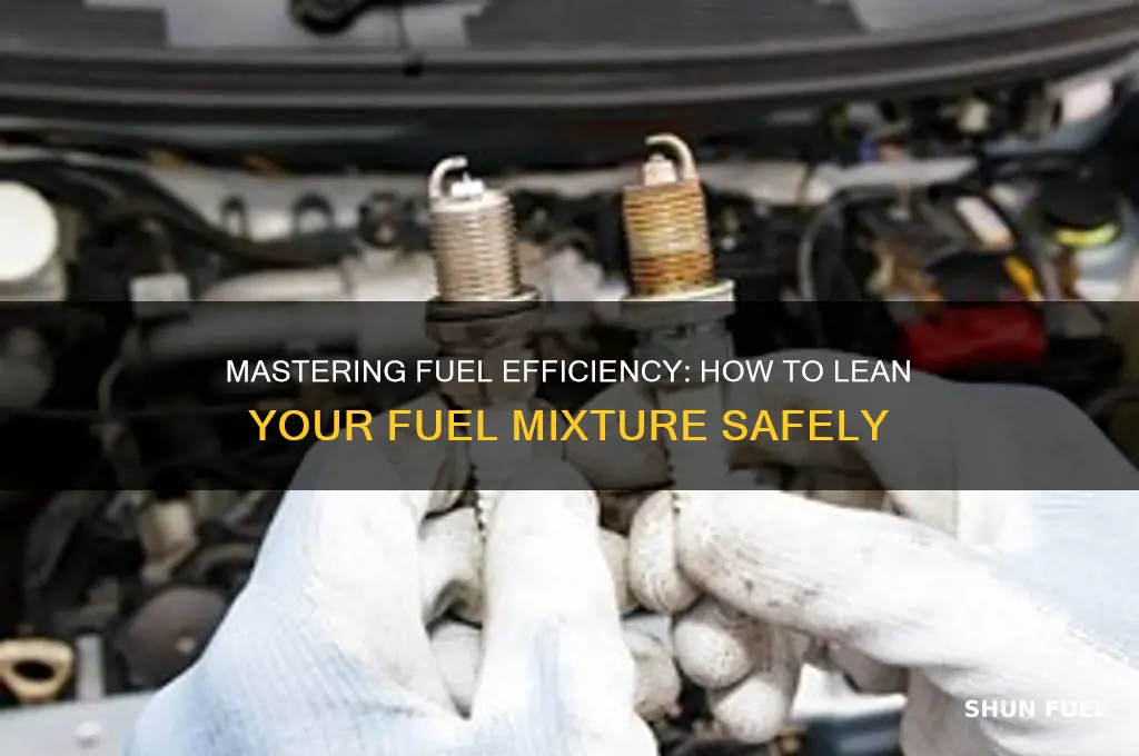 how to lean fuel mixture