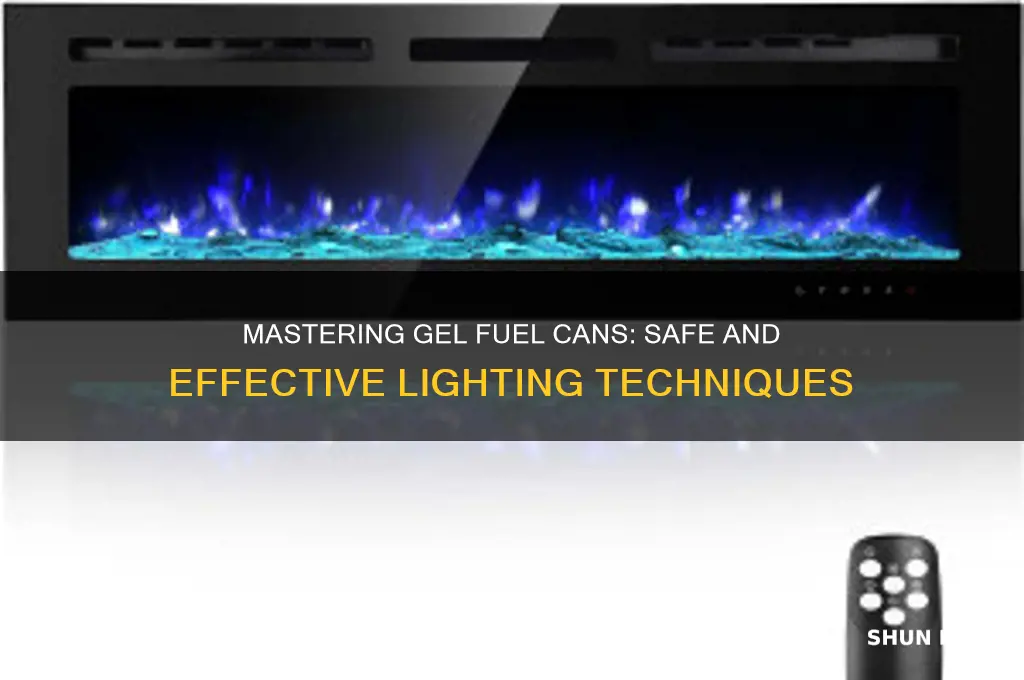 how to light gel fuel cans