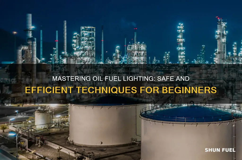 how to light oil fuel