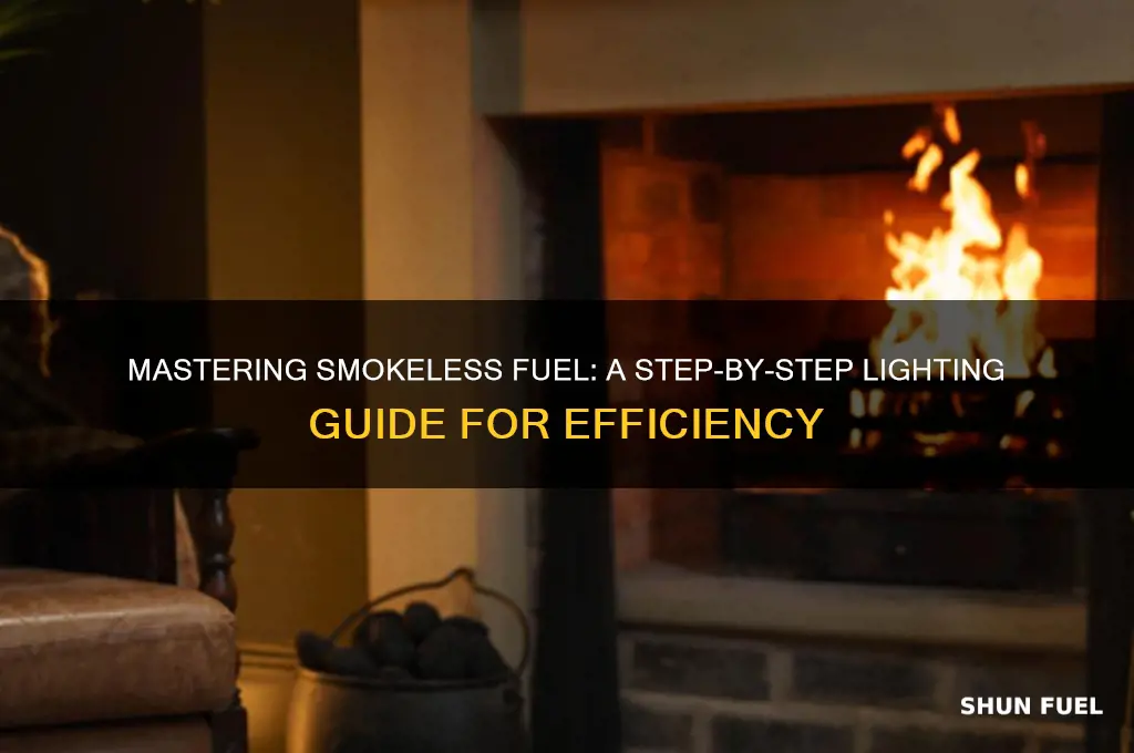 how to light smokeless fuel