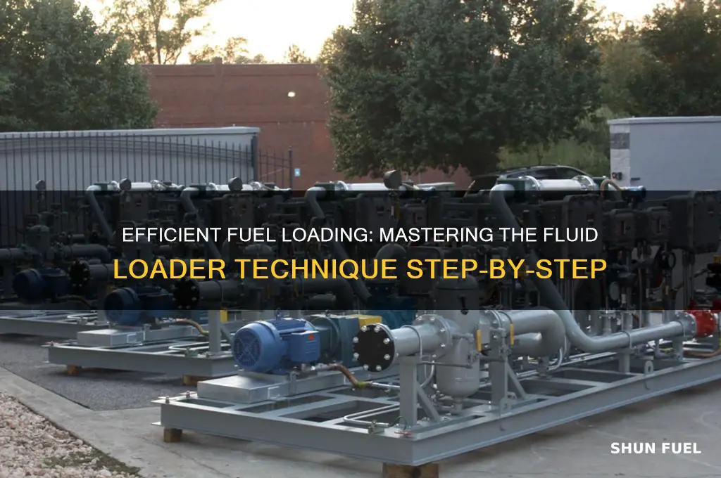 how to load fuel using fluid loader