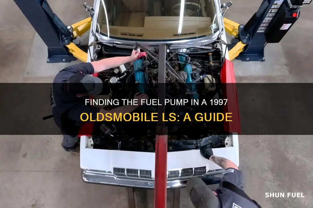 how to locate fuel pump in oldsmobile ls 1997