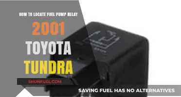 Locate Fuel Pump Relay in Your 2001 Toyota Tundra Easily