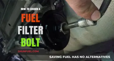 Efficiently Loosening Stubborn Fuel Filter Bolts