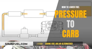 Lowering Fuel Pressure: Adjusting Carb for Optimal Performance