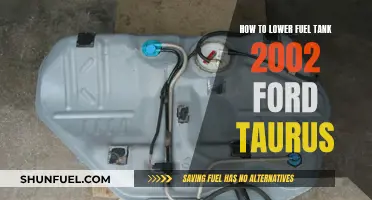 Lowering Fuel Tank in 2002 Ford Taurus: Step-by-Step Guide