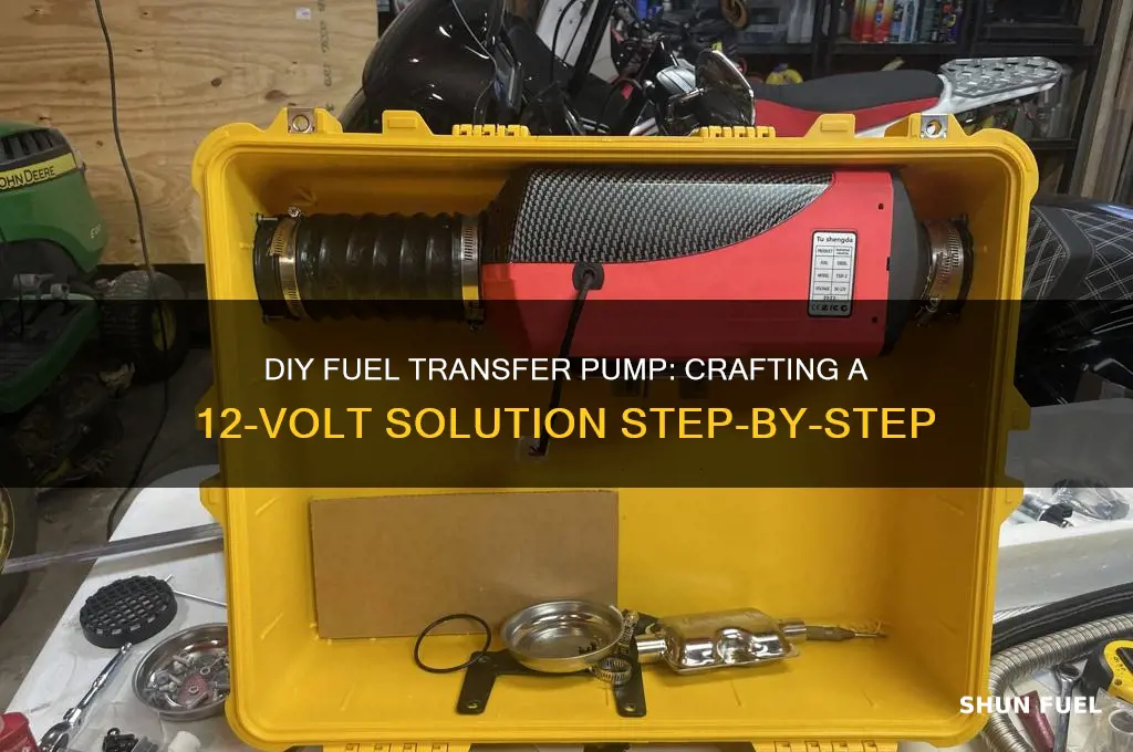 how to make a 12 fuel transfer pump