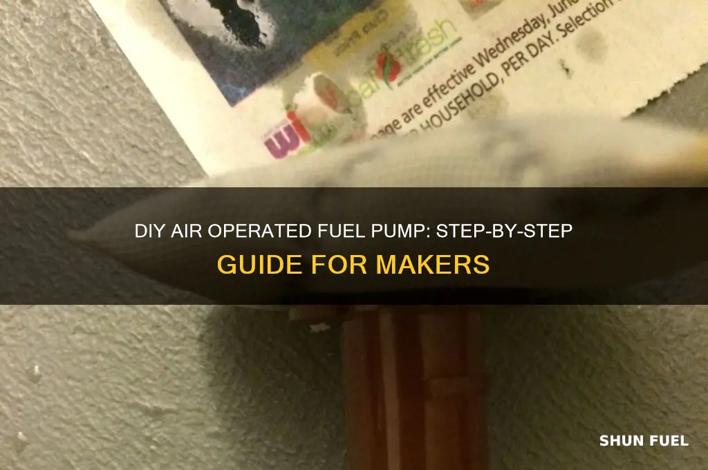 how to make a air operated fuel pump