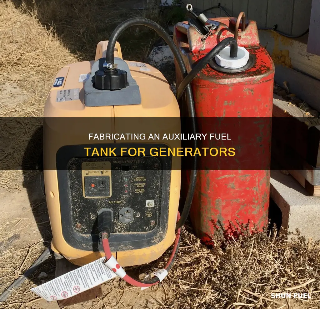 how to make a auxiliary fuel tank for a generator