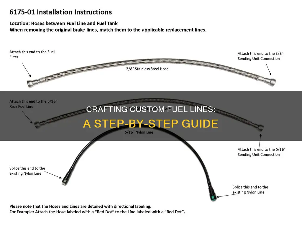 how to make a custom fuel line