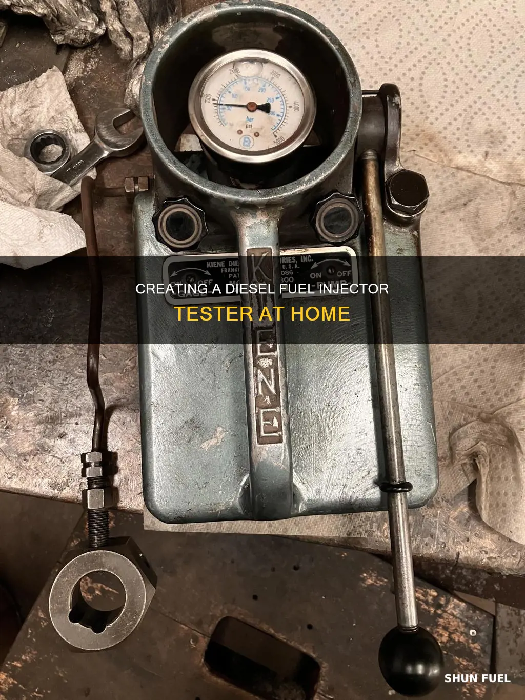 how to make a diesel fuel injector tester