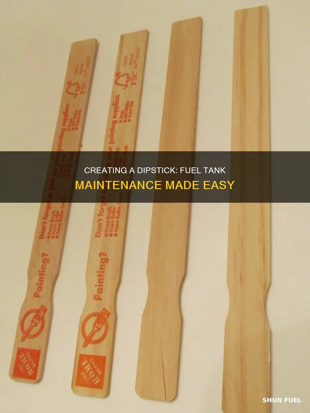 how to make a dipstick for a fuel tank