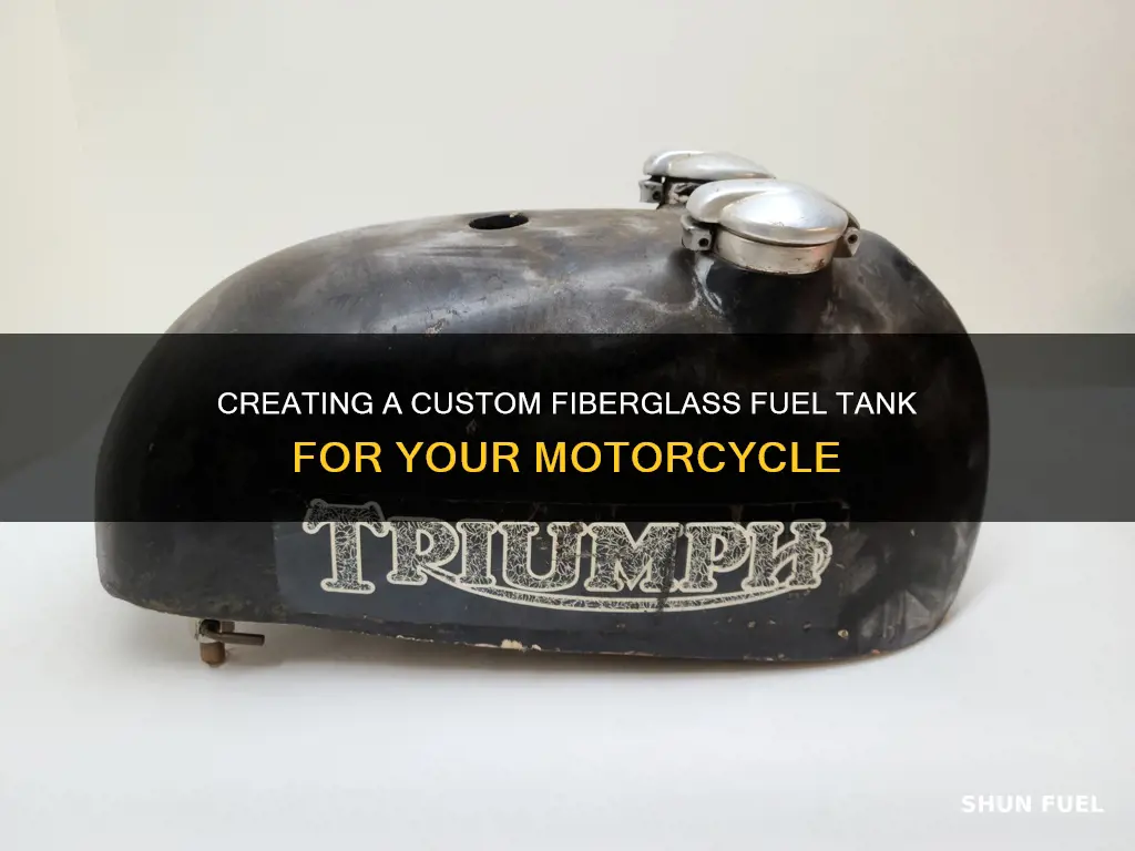 how to make a fiberglass motorcycle fuel tank
