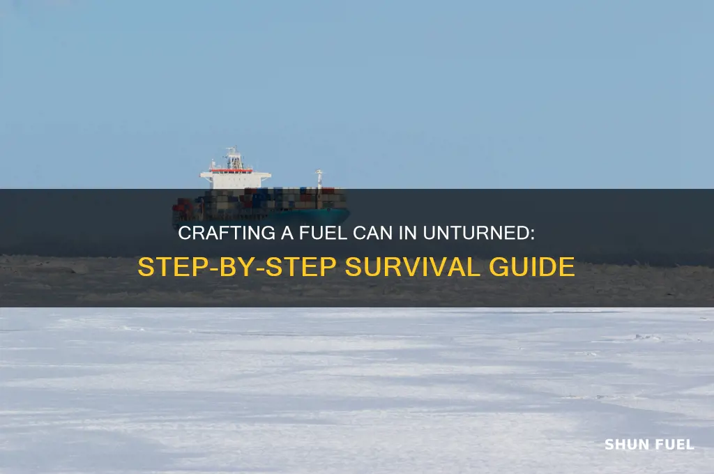 how to make a fuel can in unturned