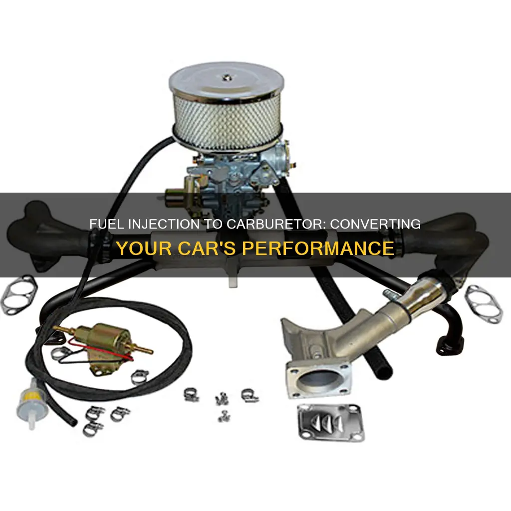 how to make a fuel injected car a carbrtor