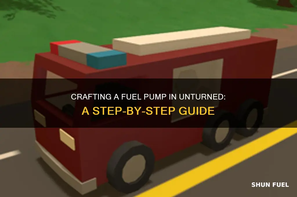 how to make a fuel pump in unturned