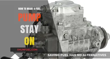 Keep Your Fuel Pump Running: Simple Tips to Stay On