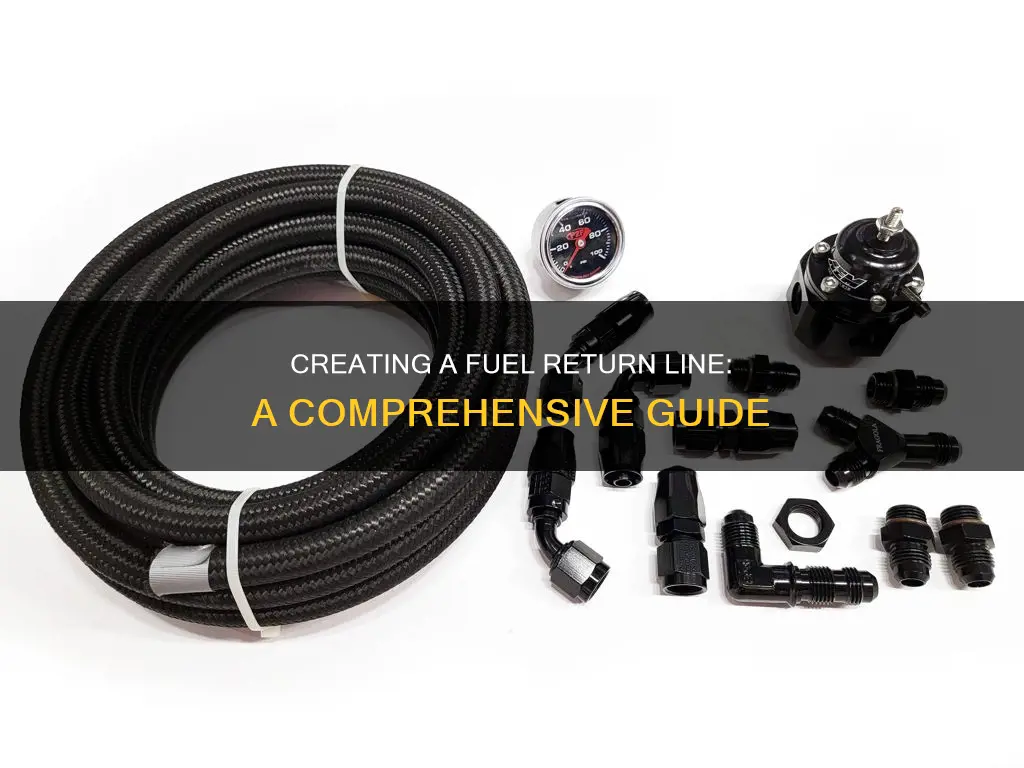 how to make a fuel return line