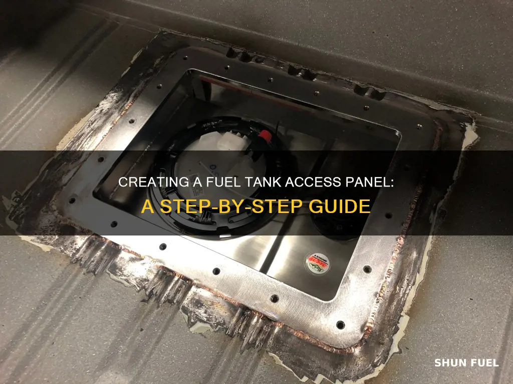 how to make a fuel tank access panel