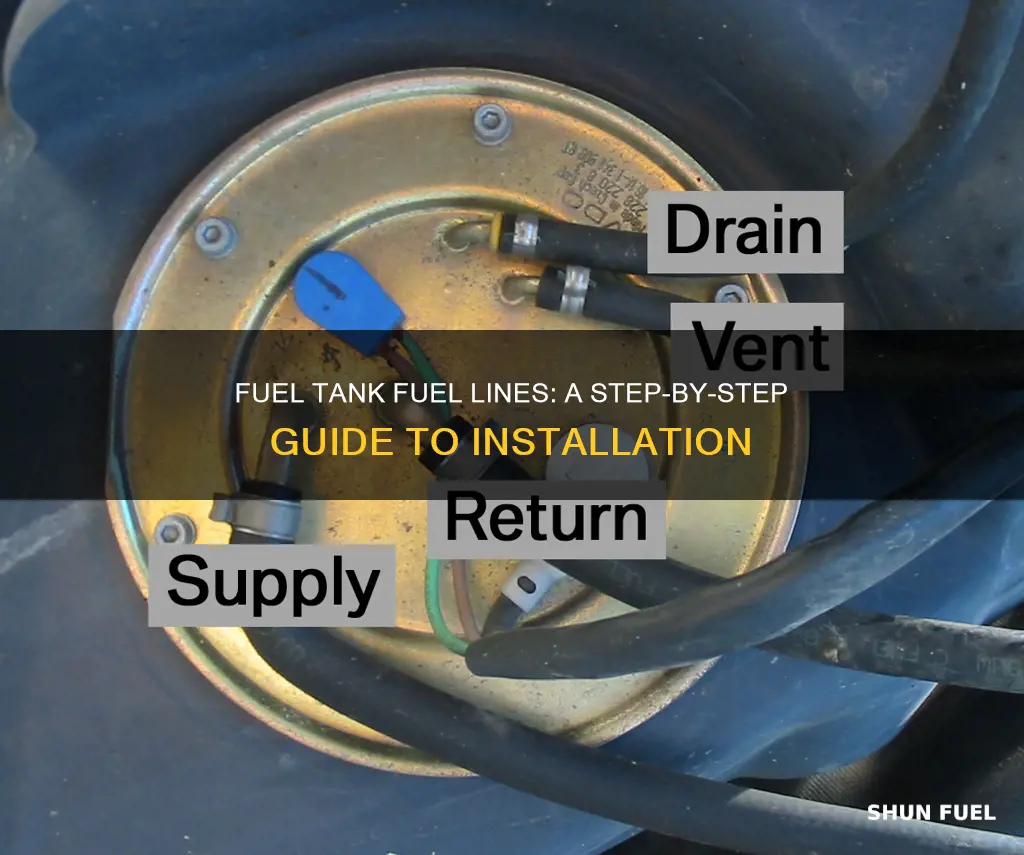 how to make a fuel tank fuel lines