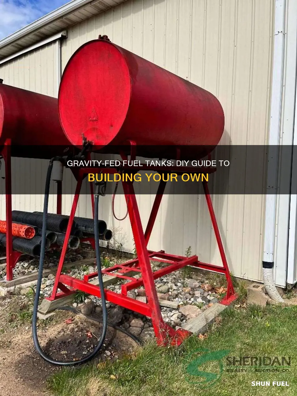how to make a gravity feed fuel tank
