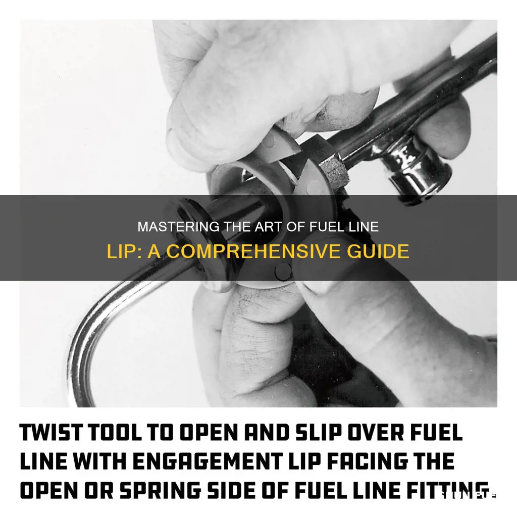 how to make a lip on fuel line