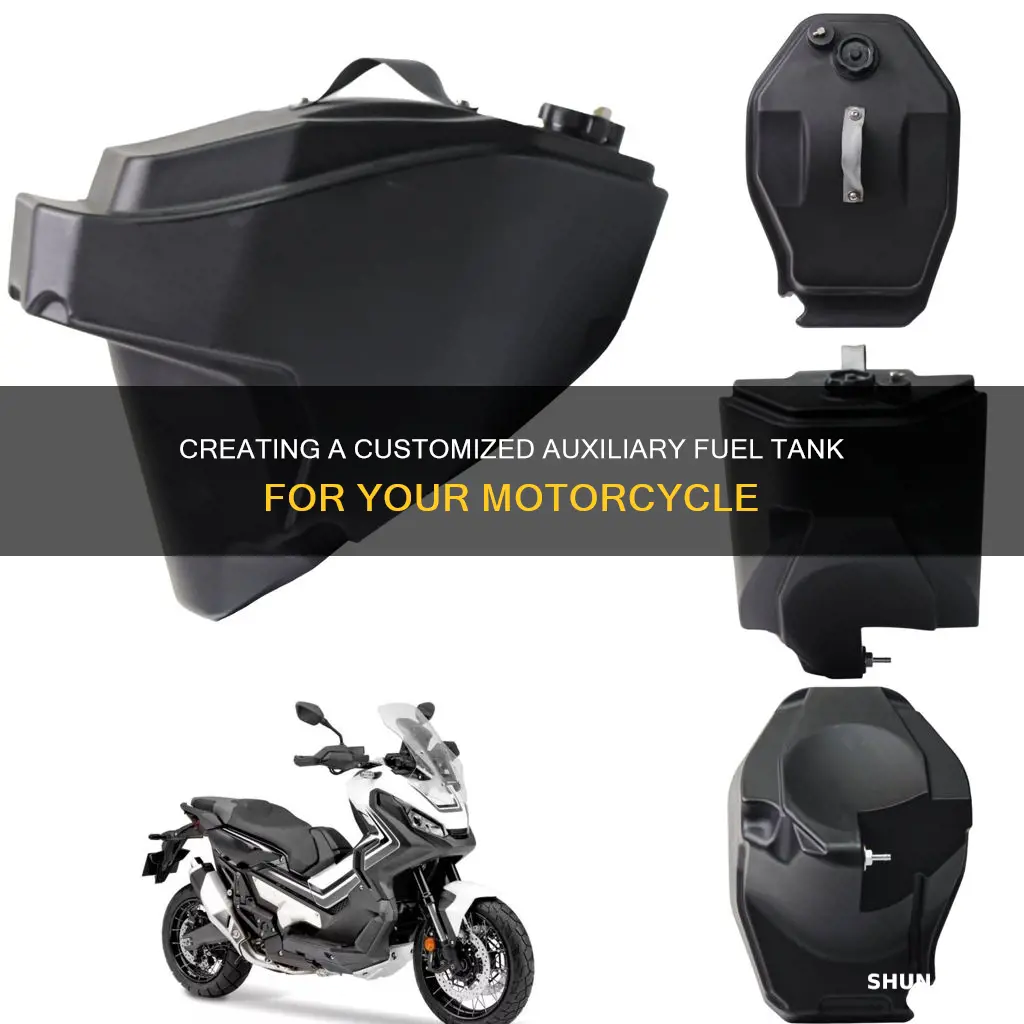 how to make a motorcycle auxiliary fuel tank