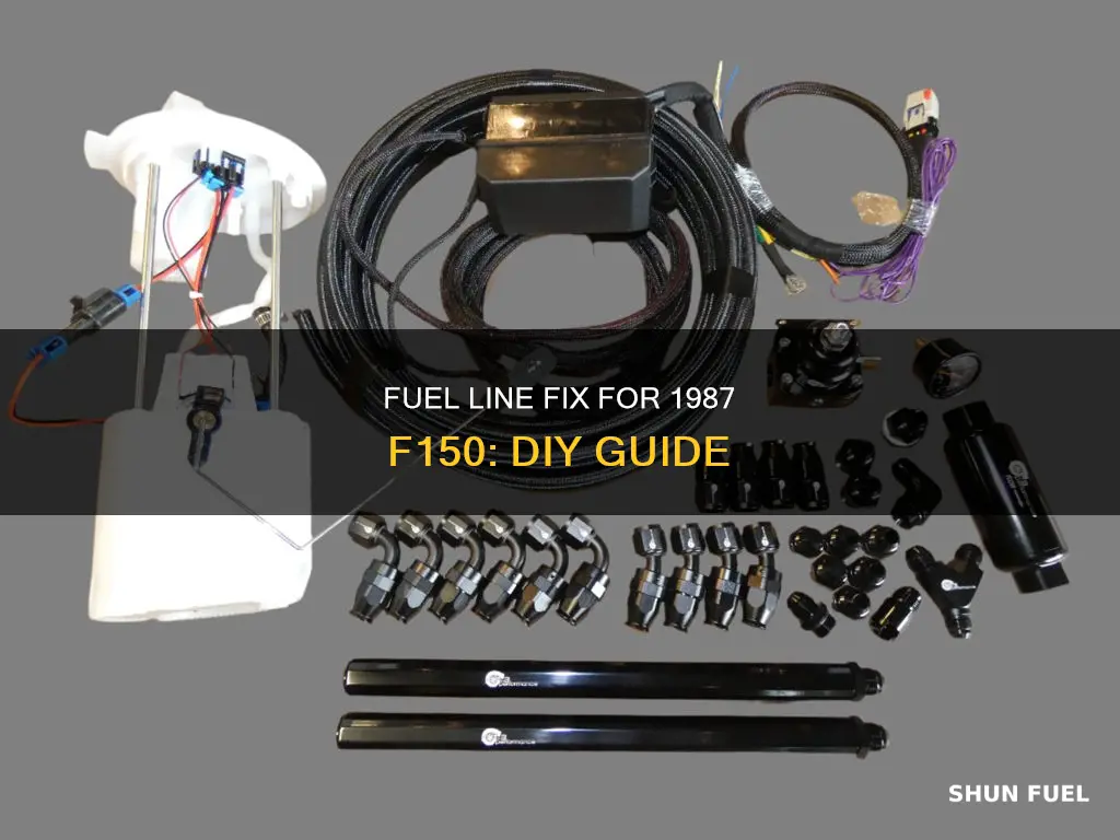 how to make a new fuel line 1987 f150