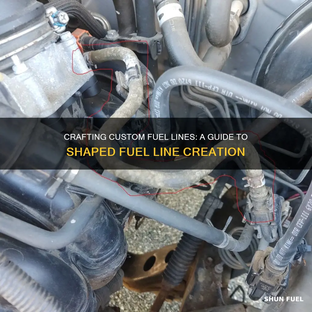 how to make a shaped fuel line