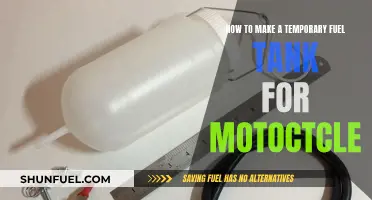 Creating a Temporary Fuel Tank for Your Motorcycle
