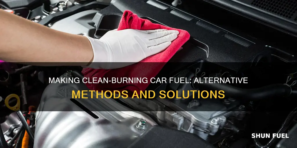 how to make alternative clean burning fuel for car