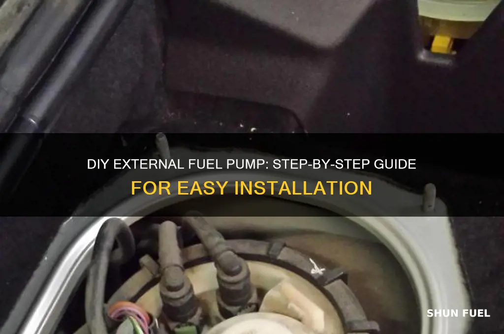 how to make an external fuel pump