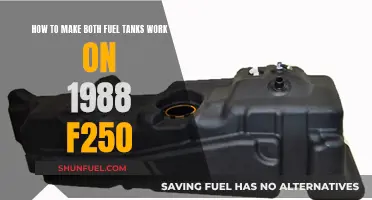 Fixing Dual Fuel Tanks in a 1988 F250