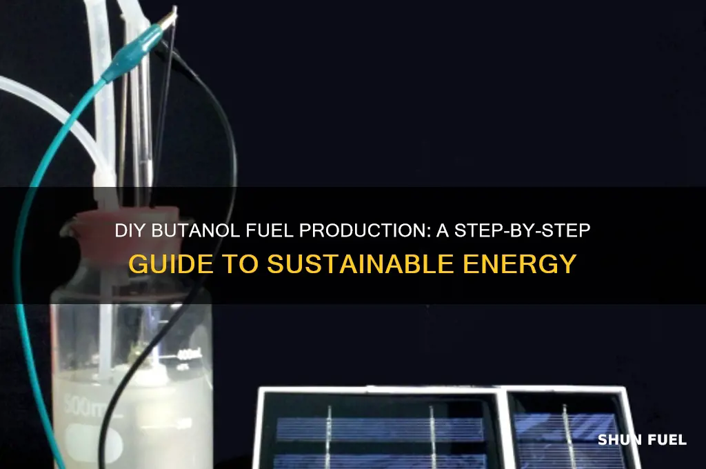 how to make butanol fuel