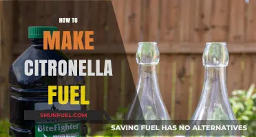 DIY Citronella Fuel: Simple Steps for Making Your Own Bug Repellent