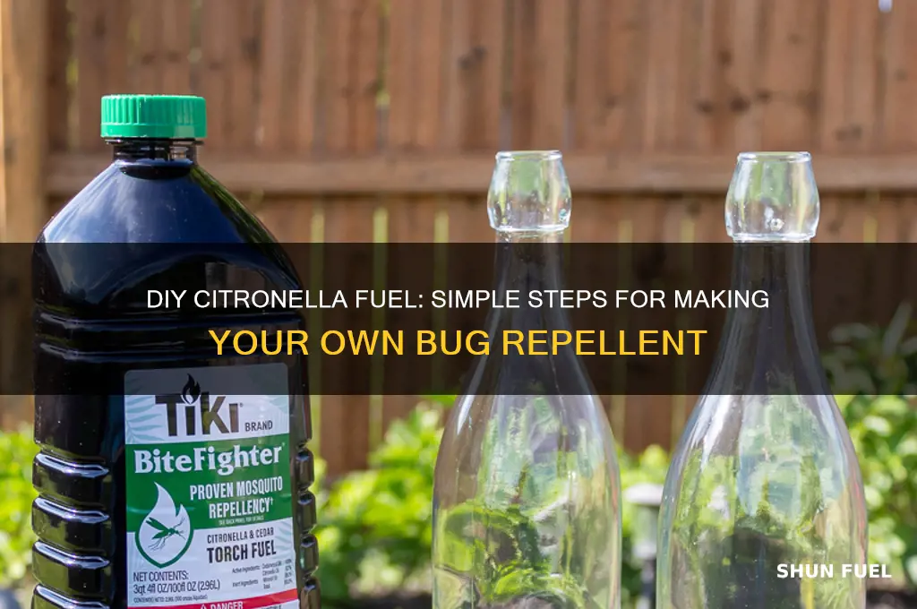 how to make citronella fuel