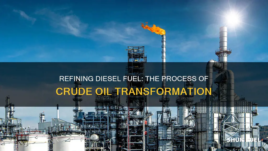 how to make diesel fuel from crude oil