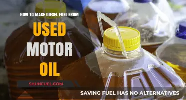 Converting Used Motor Oil: Homemade Diesel Fuel