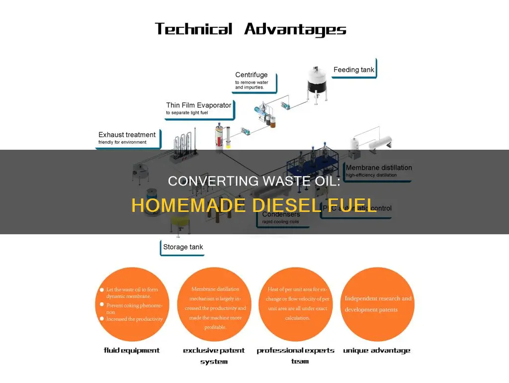 how to make diesel fuel from waste oil