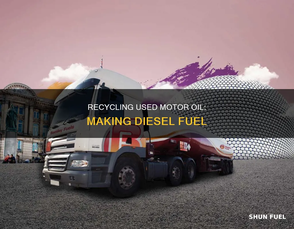 how to make diesel fuel out of used motor oil