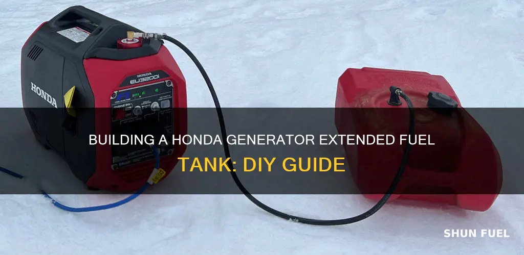 how to make extended fuel tank for honda generator