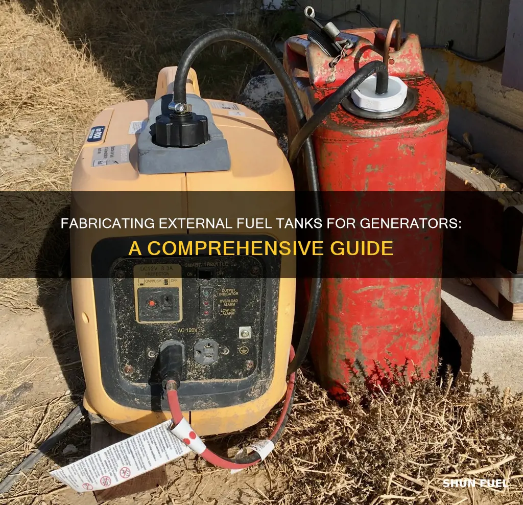 how to make external fuel tank for generator