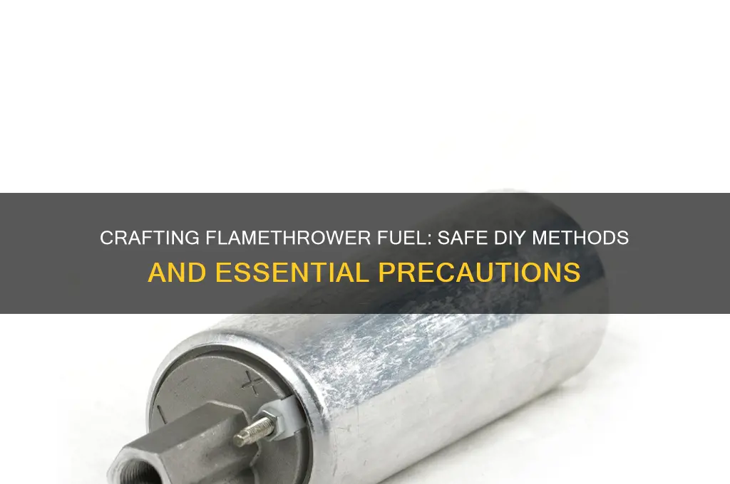 how to make flamethrower fuel