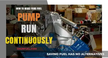 Keep Your Ford Fuel Pump Running Continuously with These Simple Steps