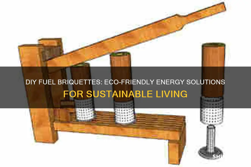 how to make fuel briquettes