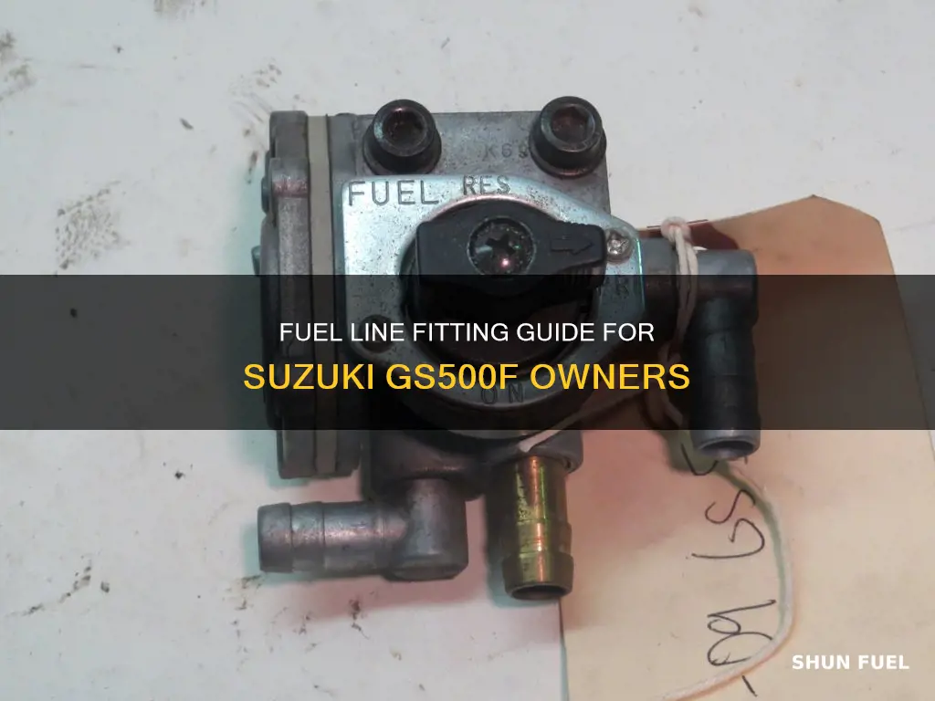 how to make fuel lines fit gs500f