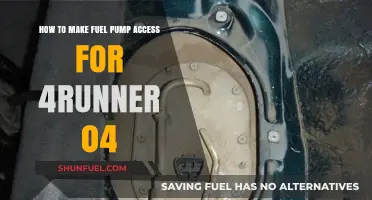 DIY Fuel Pump Access Guide for 2004 Toyota 4Runner Owners